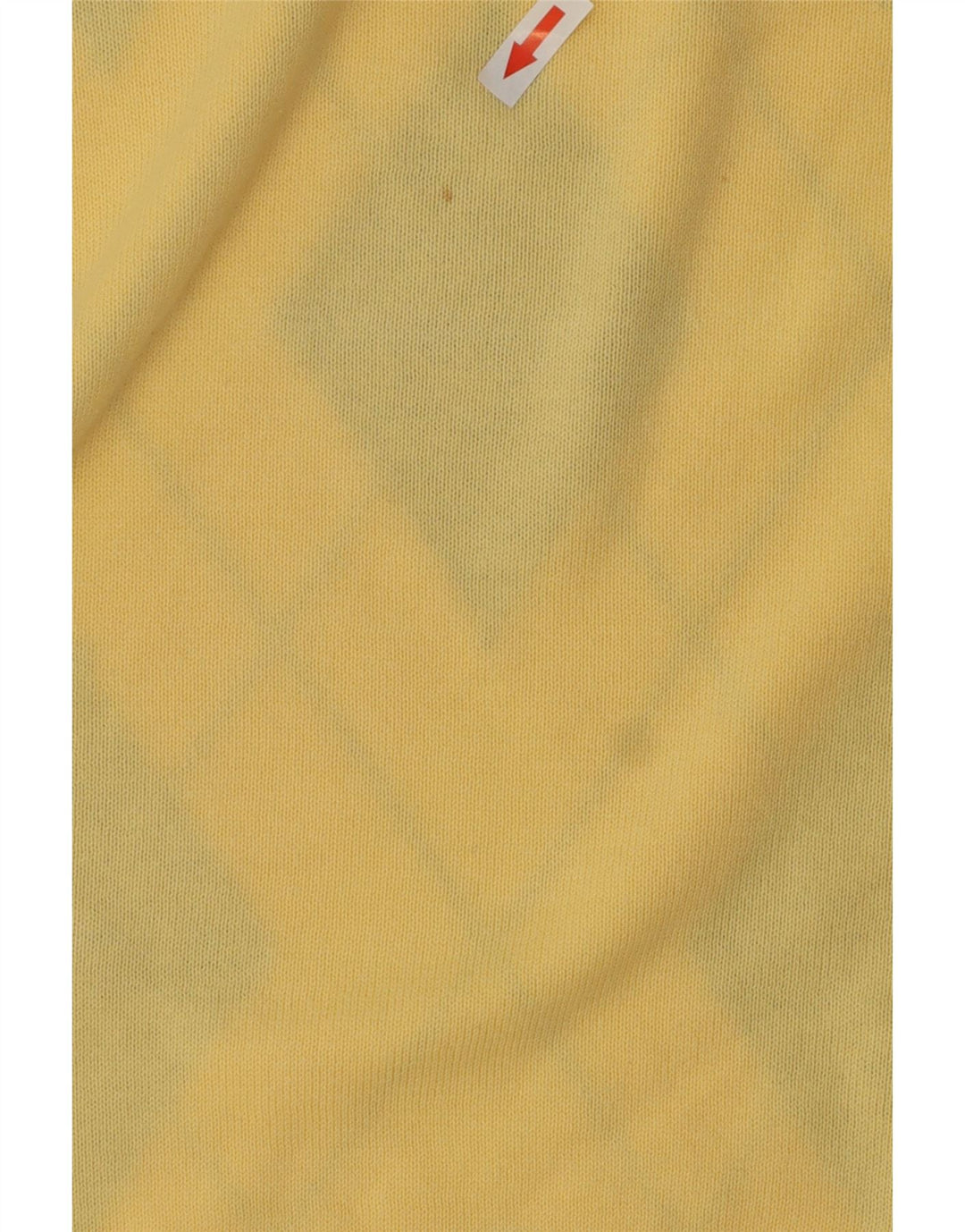 TOMMY HILFIGER Mens V-Neck Jumper Sweater Large Yellow Argyle/Diamond