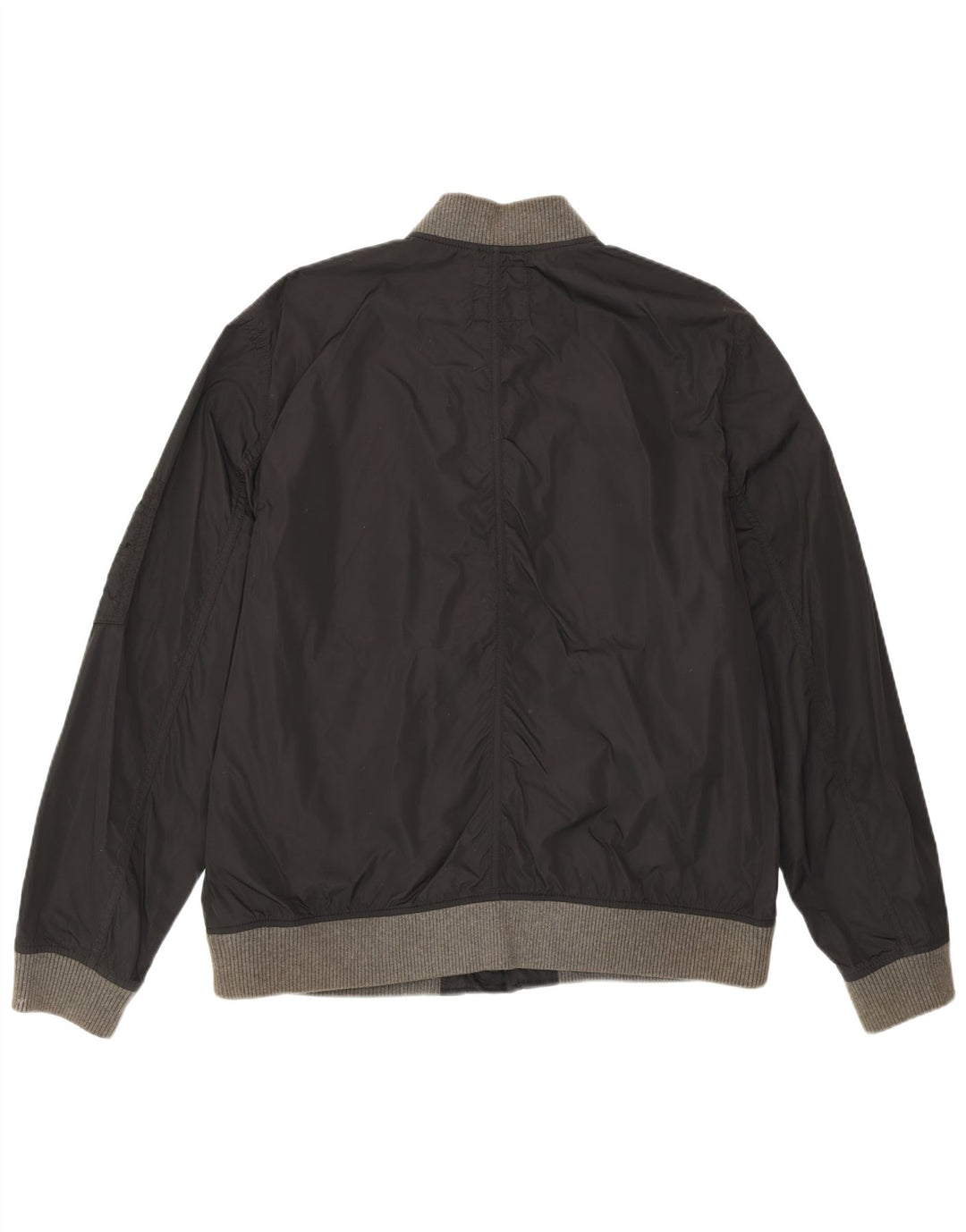Gap Mens Bomber Jacket UK 40 Large Black Nylon