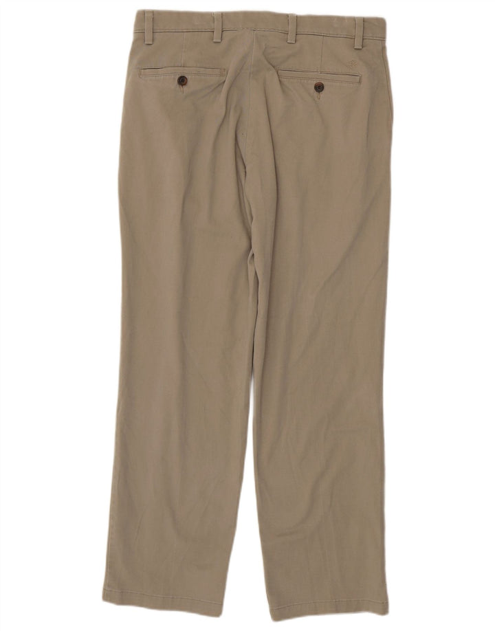 DOCKERS Mens Classic Fit Chino Trousers W32 L30 Beige Cotton