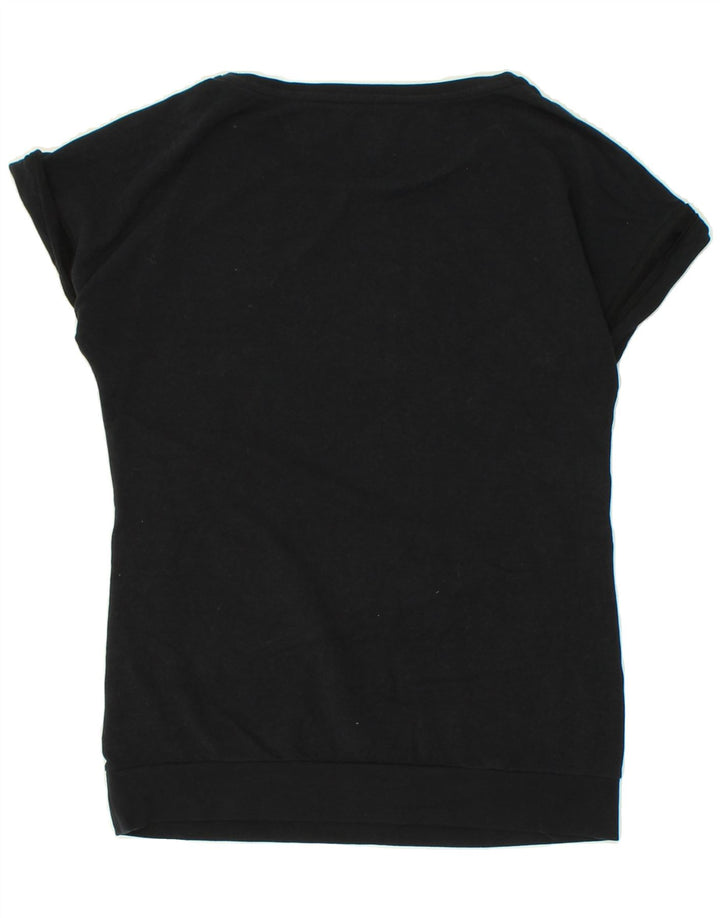 NIKE Womens T-Shirt Top UK 12 Medium Black Cotton Vintage Nike and Second-Hand Nike from Messina Hembry 