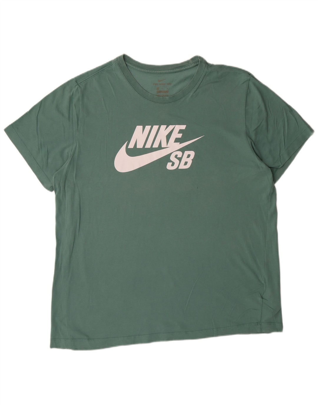 Nike Mens Graphic T-Shirt Top XL Green Cotton
