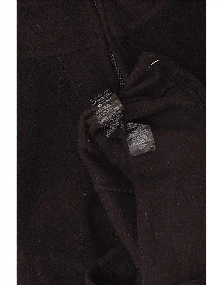 Marks & Spencer Womens Fleece Gilet UK 16 Large Black Polyester