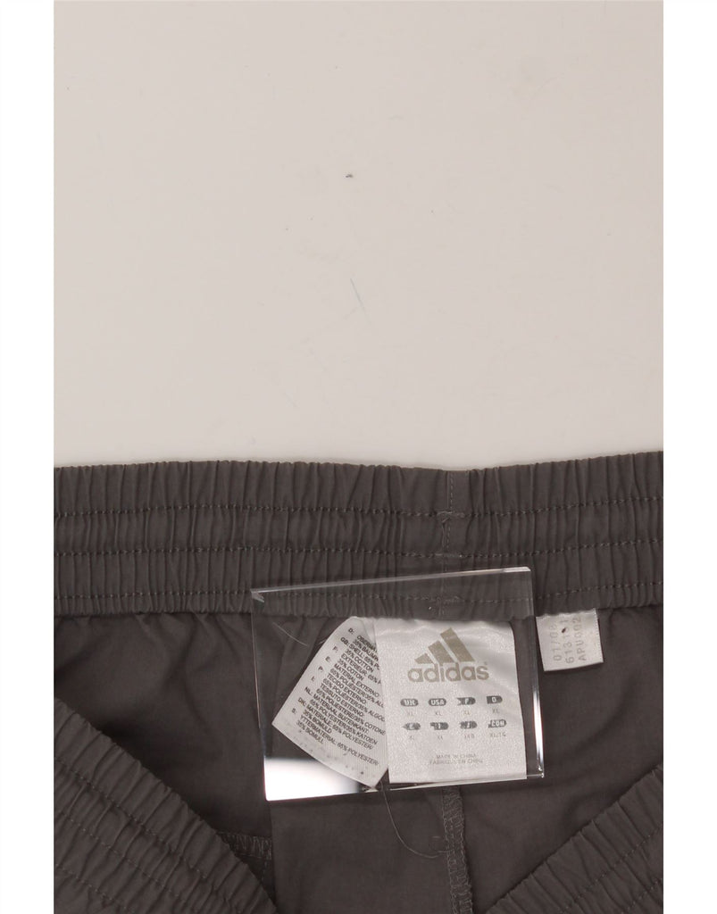 ADIDAS Mens Capri Tracksuit Trousers XL  Grey Cotton Vintage Adidas and Second-Hand Adidas from Messina Hembry 
