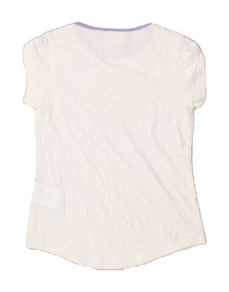 CHAMPION Girls Graphic T-Shirt Top 9-10 Years Medium White Cotton | Vintage Champion | Thrift | Second-Hand Champion | Used Clothing | Messina Hembry 