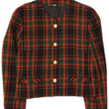 HMC Womens 4 Button Blazer Jacket UK 14 Large Multicoloured Plaid New Wool