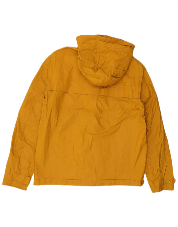 Pretty Green Mens Hooded Rain Jacket UK 40 Large Yellow