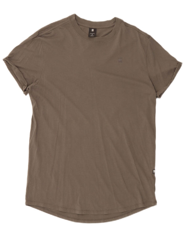 G-Star Mens T-Shirt Top Medium Grey Cotton