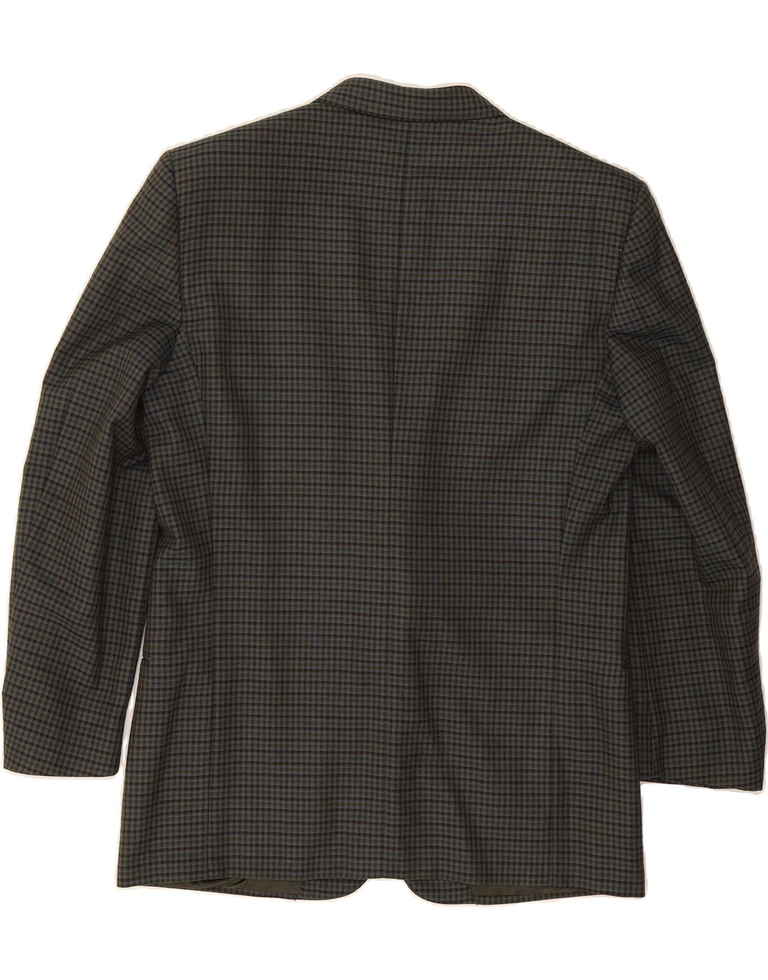 VALENTINO Mens 2 Button Blazer Jacket IT 52 XL Green Check Wool Vintage Valentino and Second-Hand Valentino from Messina Hembry 