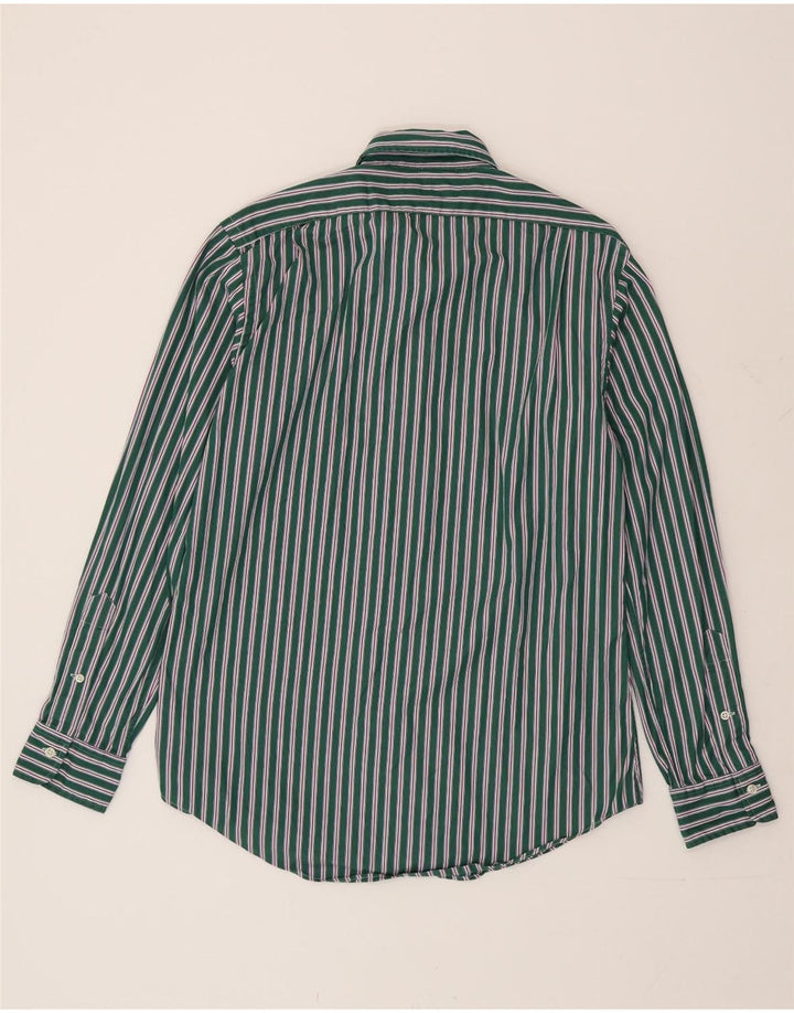 POLO RALPH LAUREN Mens Stanton Custom Fit Shirt Medium Green Striped