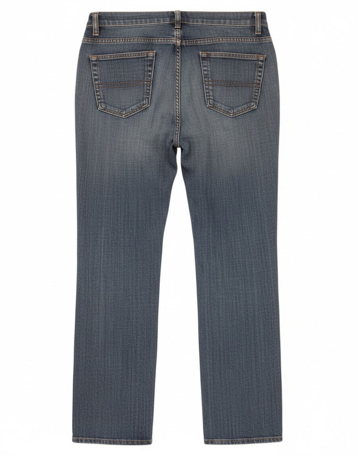 Trussardi Womens Straight Jeans W30 L32 Blue Cotton