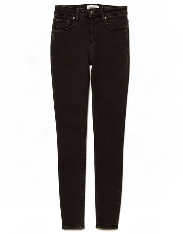 Jack Wills Womens Aimie Skinny Jeans W26 L30 Black Cotton