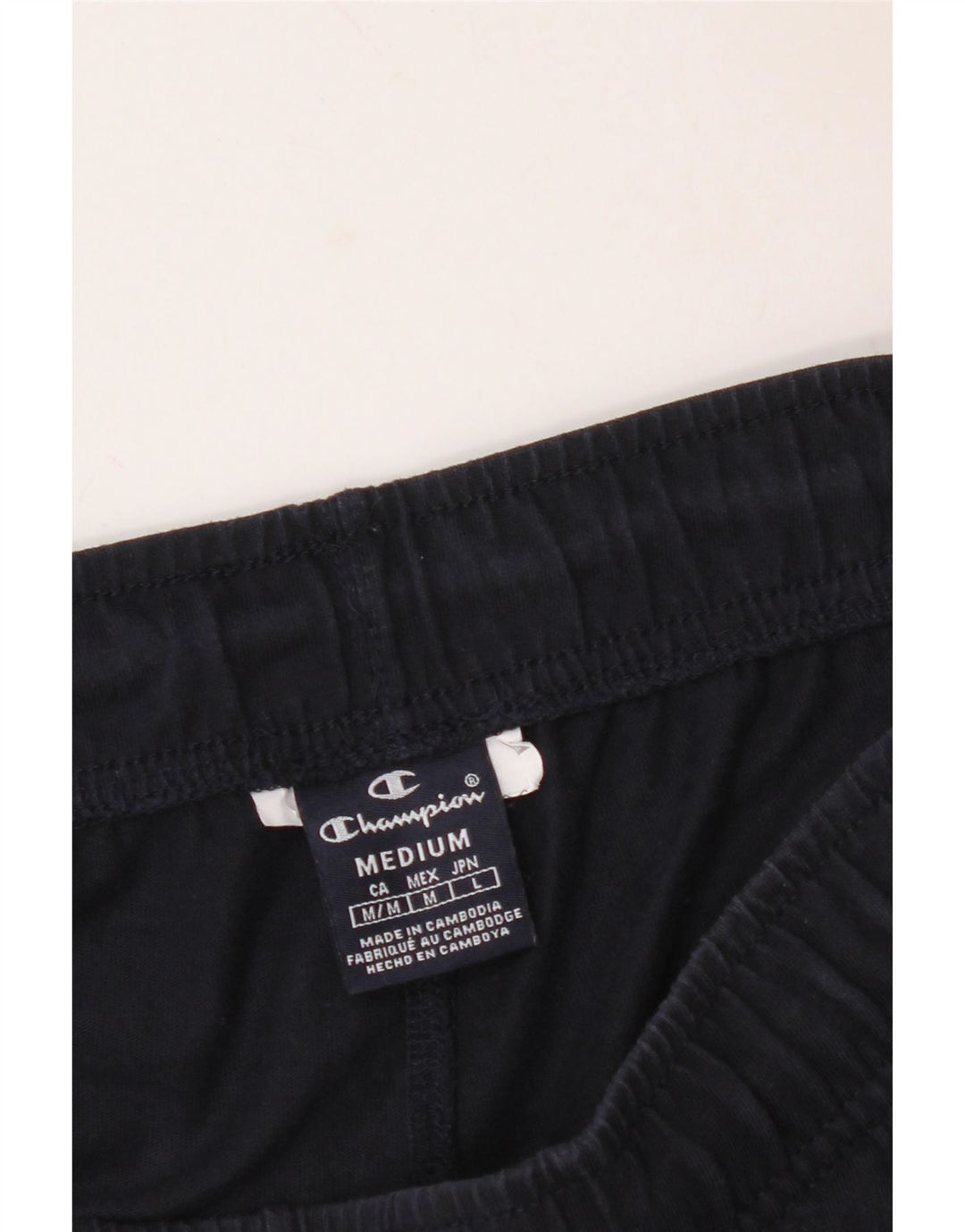 CHAMPION Mens Tracksuit Trousers Joggers Medium  Navy Blue Vintage Champion and Second-Hand Champion from Messina Hembry 