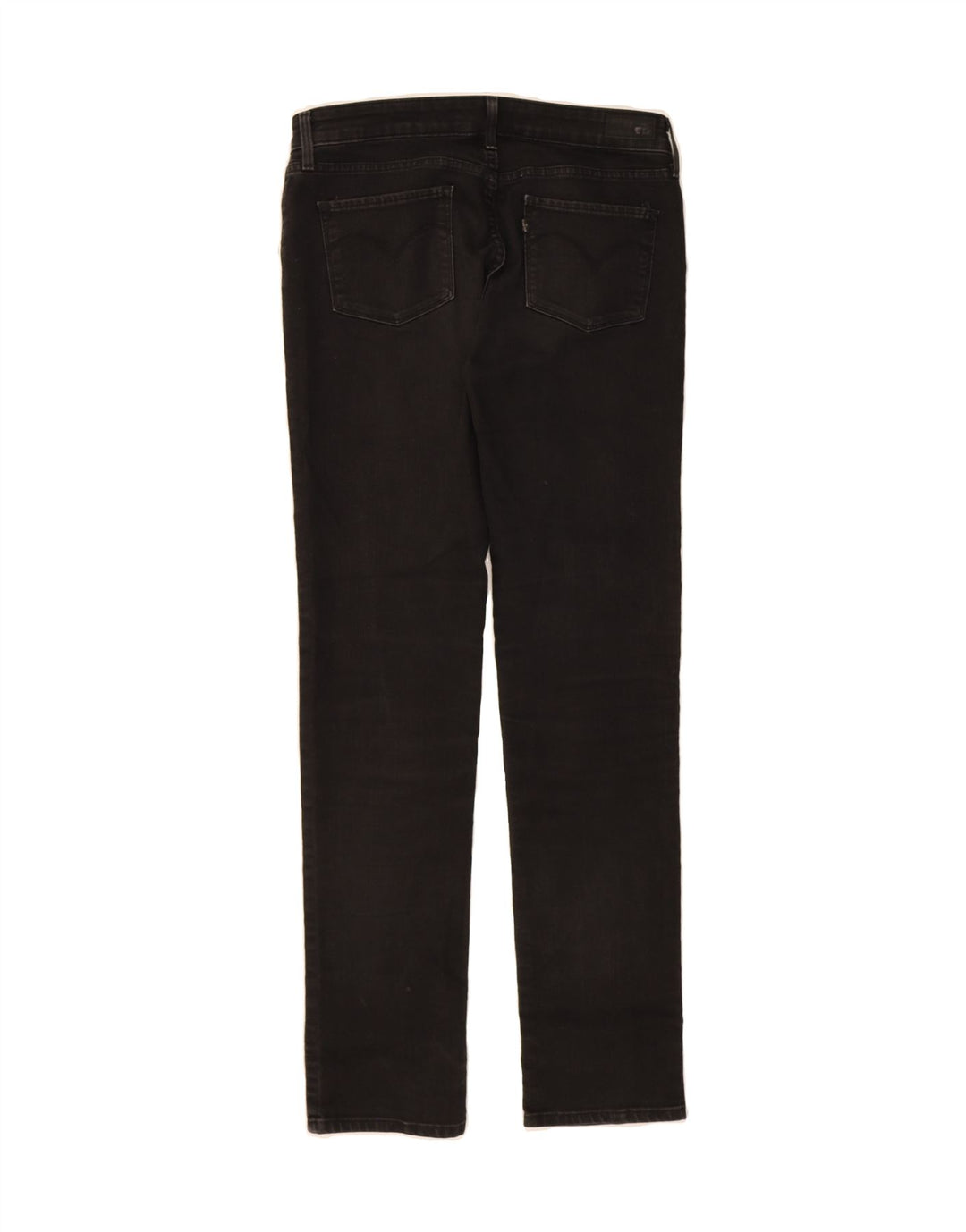 LEVI'S Womens Slight Curve Mid Rise Slim Jeans US 10 Large W32 L32 Black Vintage Levi's and Second-Hand Levi's from Messina Hembry 