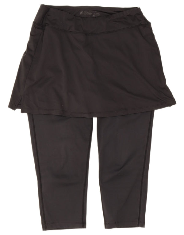 Mountain Warehouse Womens Capri Leggings UK 14 Large Black Polyester