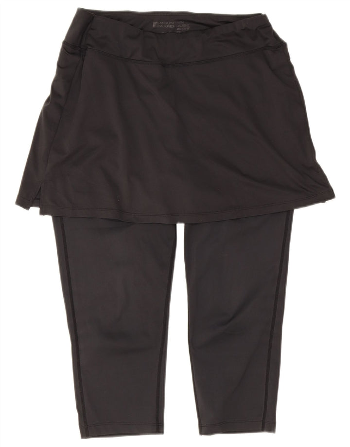 Mountain Warehouse Womens Capri Leggings UK 14 Large Black Polyester