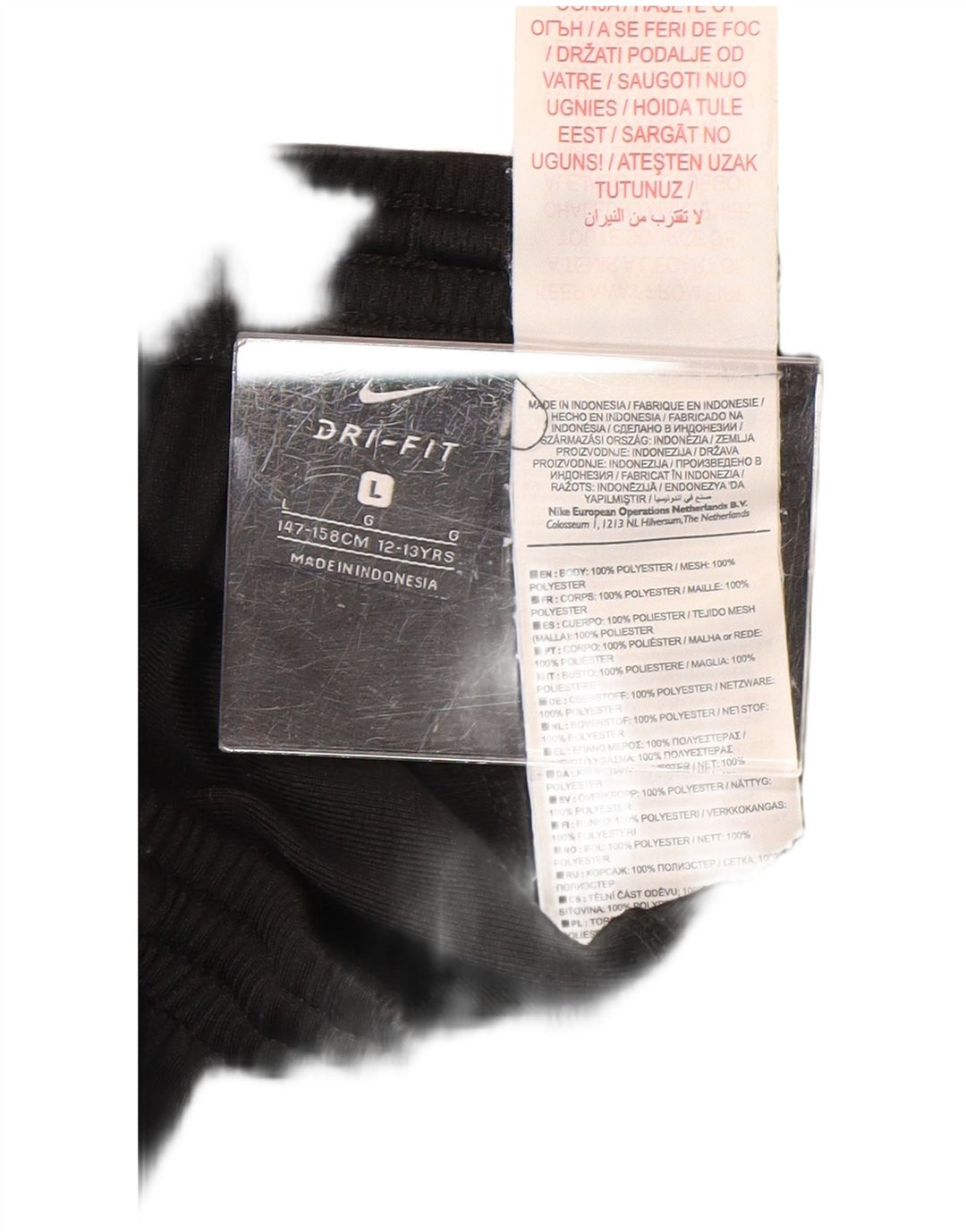 Nike Boys Dri Fit Tracksuit Trousers Joggers 12-13 Years Large Black