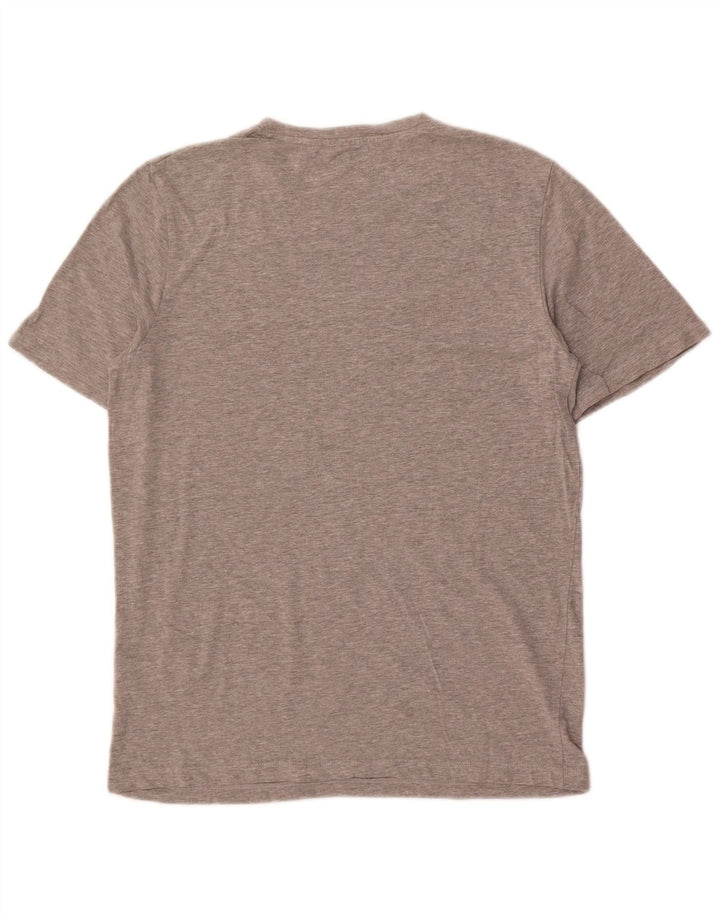 Jack & Jones Mens Graphic T-Shirt Top Medium Grey Cotton