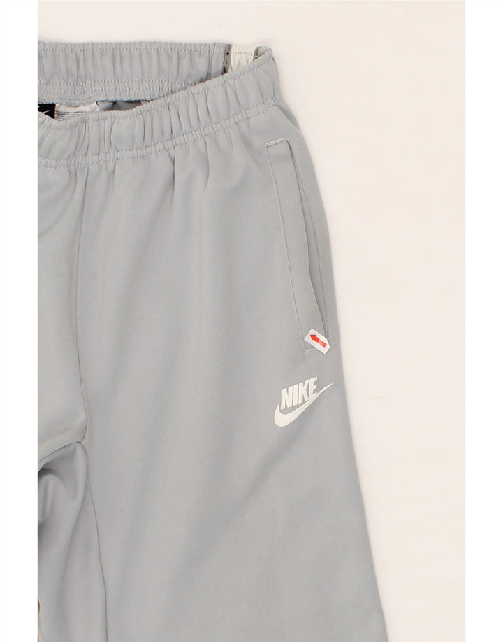 NIKE Mens Tracksuit Trousers Joggers Small  Grey Colourblock Polyester