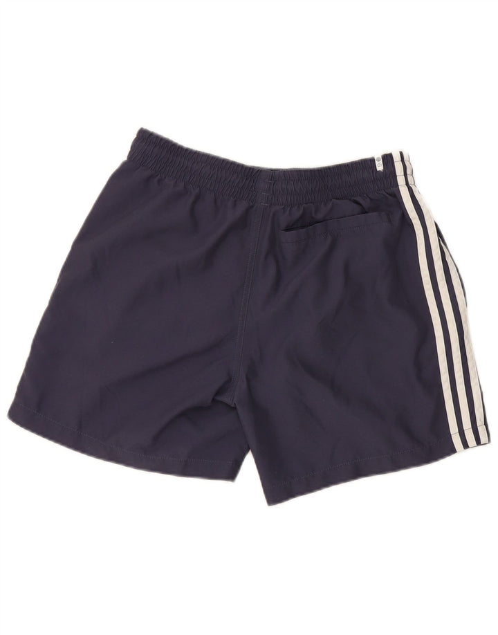 Adidas Mens Swimming Shorts Medium Navy Blue Polyester
