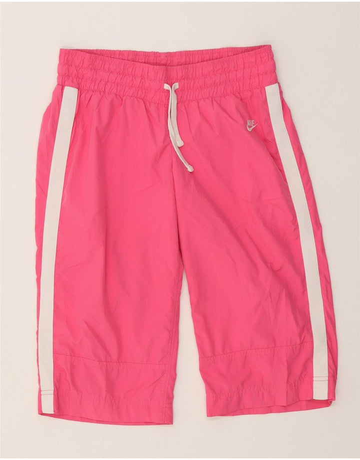 NIKE Womens Sport Shorts UK 8/10 Medium  Pink Polyester Vintage Nike and Second-Hand Nike from Messina Hembry 