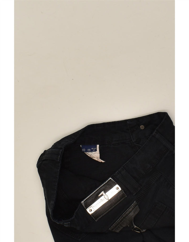 TRUSSARDI Womens Slim Jeans W27 L28  Black Cotton Vintage Trussardi and Second-Hand Trussardi from Messina Hembry 