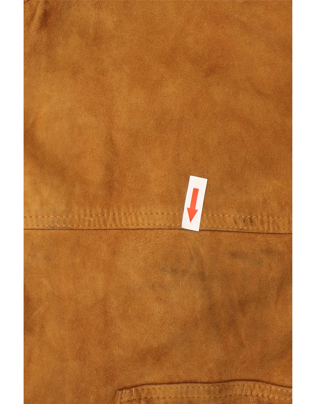 Vintage Mens Suede Bomber Jacket UK 42 XL Beige Leather