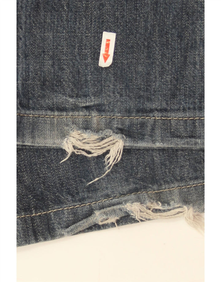 Levi's Boys Distressed Cargo Wide Leg Jeans 9-10 Years W24 L20 Blue