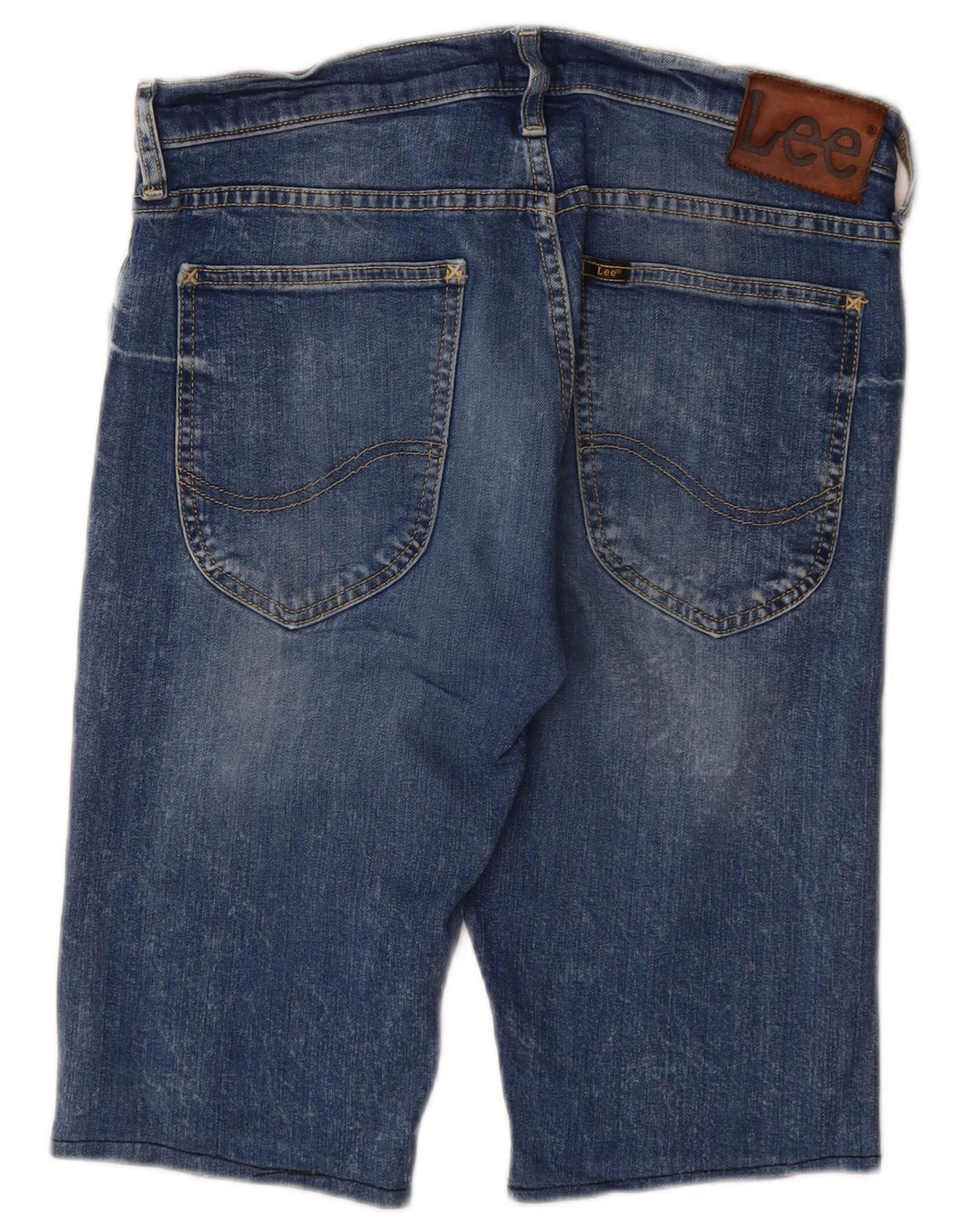 Lee Mens Denim Shorts W31 Medium Blue Cotton