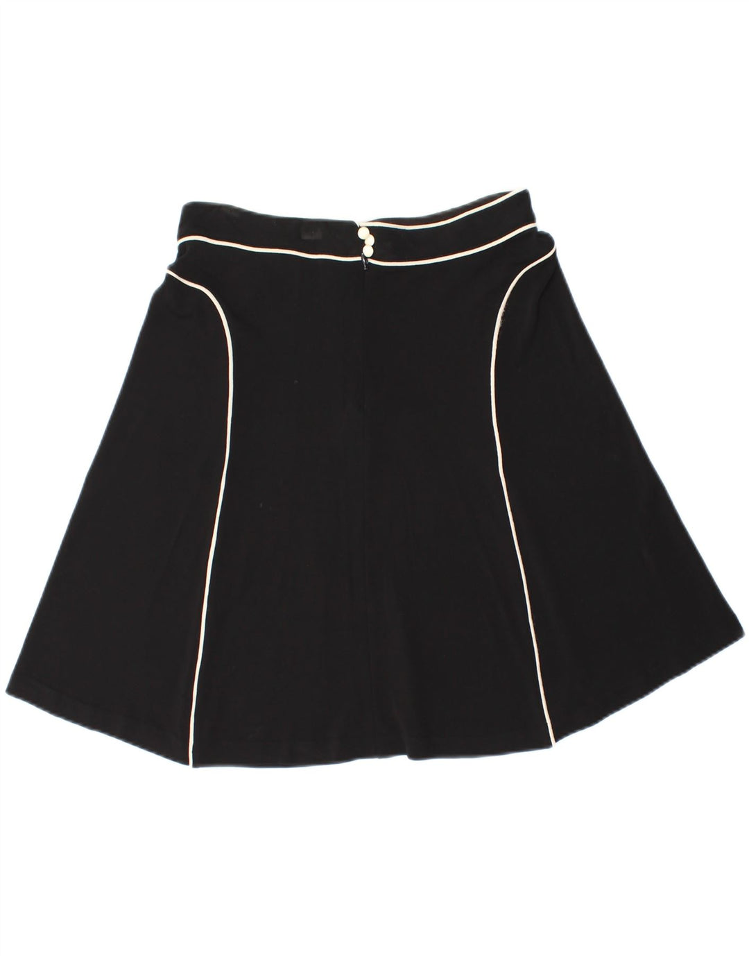 MAX MARA Womens A-Line Skirt IT 44 Medium W30  Black Viscose Vintage Max Mara and Second-Hand Max Mara from Messina Hembry 