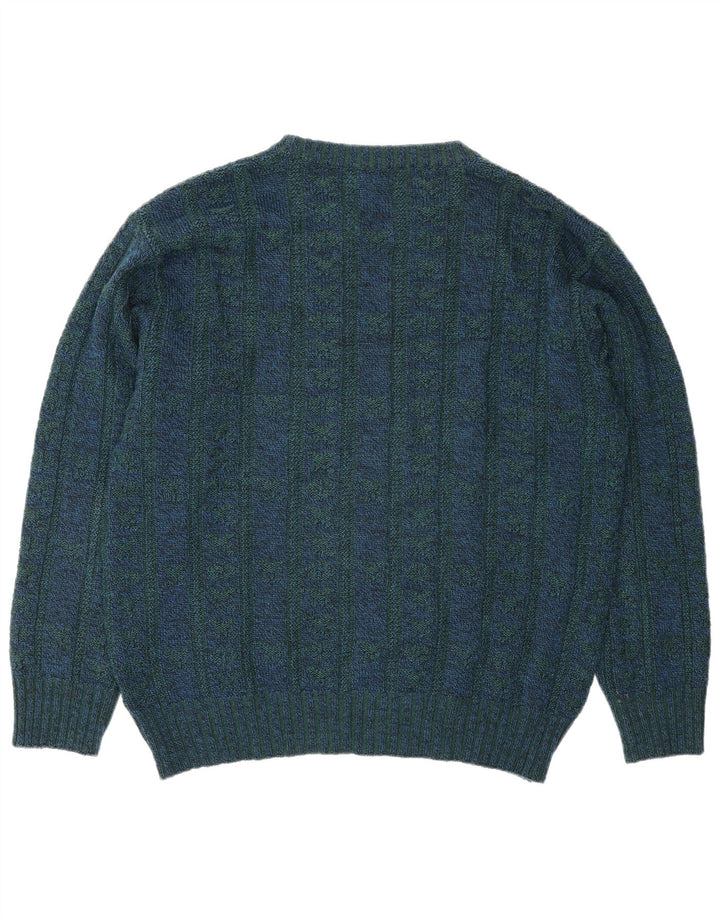 Rasica Mens Crew Neck Jumper Sweater IT 54 XL Blue