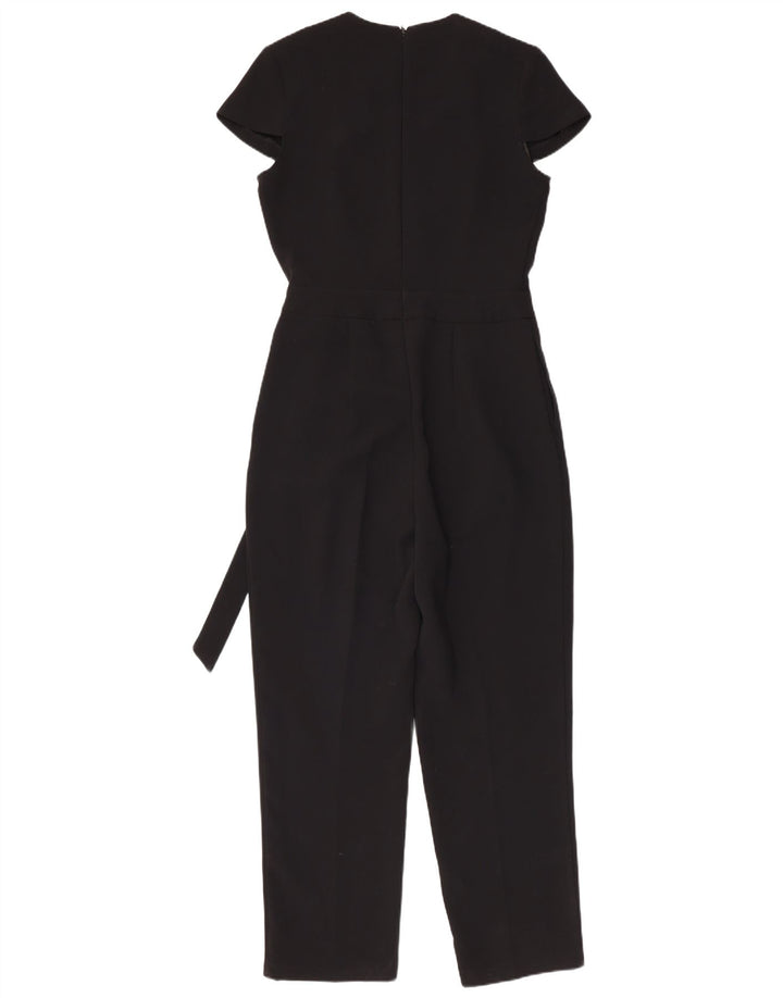 WAREHOUSE Womens Jumpsuit UK 10 Small  Black Polyester