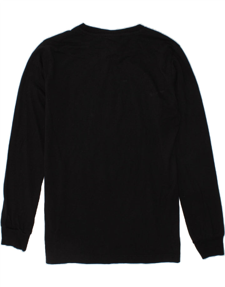 CHAMPION Boys Graphic Top Long Sleeve 9-10 Years Medium Black Cotton Vintage Champion and Second-Hand Champion from Messina Hembry 