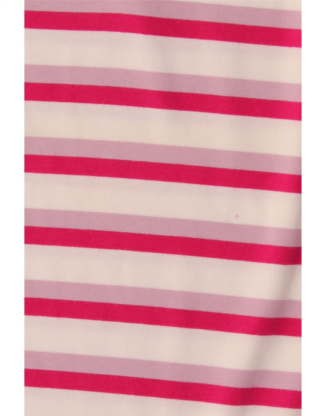 Adidas Womens Polo Shirt UK 12 Medium Pink Striped Cotton