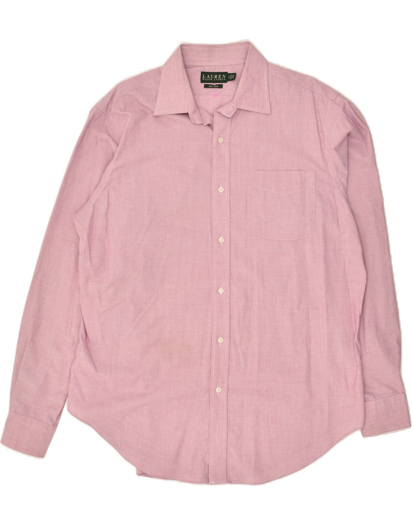 RALPH LAUREN Mens Shirt Size 17 XL Pink Cotton Vintage Ralph Lauren and Second-Hand Ralph Lauren from Messina Hembry 