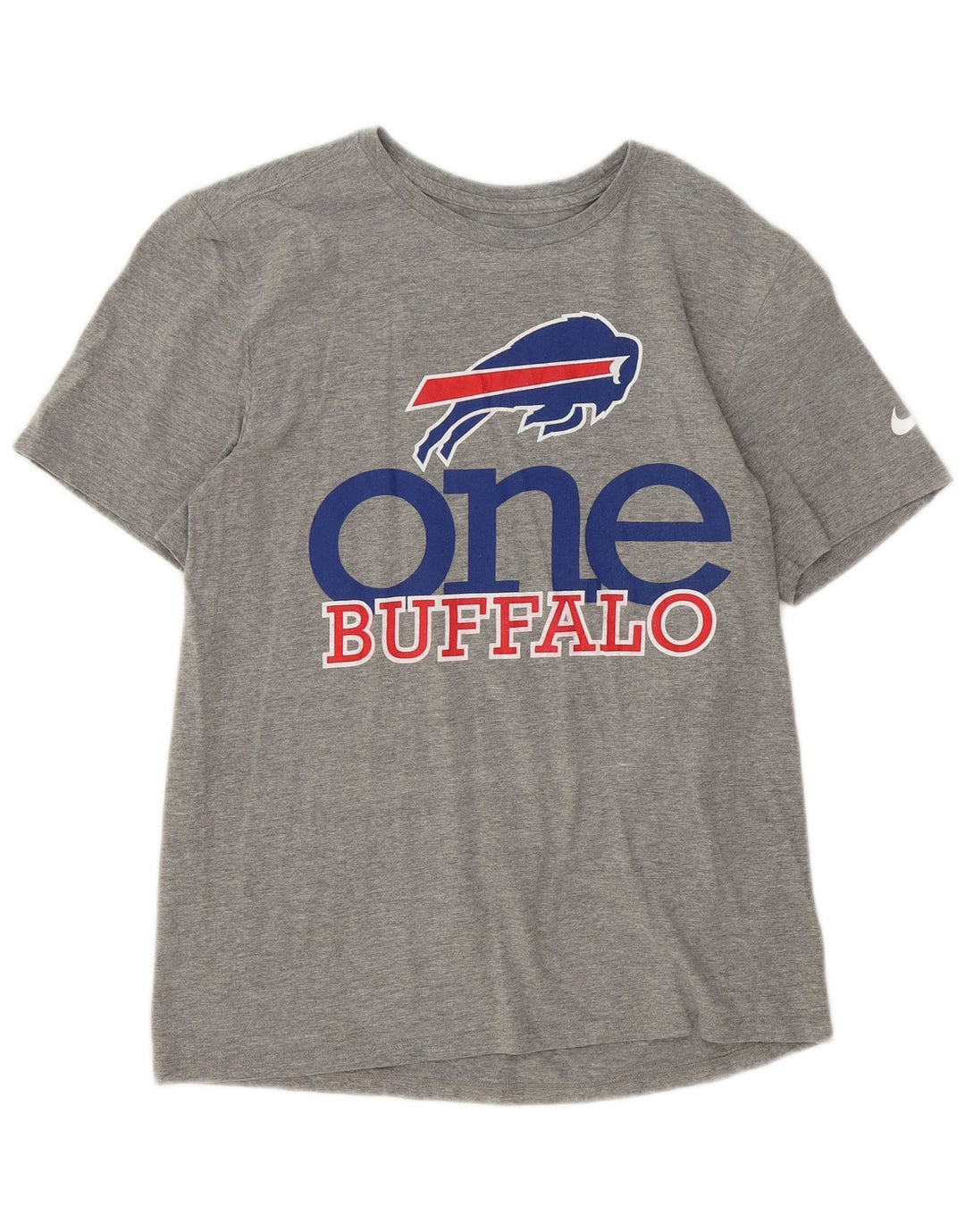Nike Mens Buffalo Bills Graphic T-Shirt Top Medium Grey Flecked