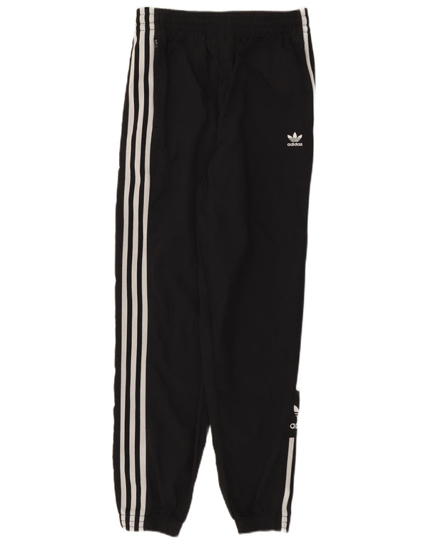 Adidas Womens Tracksuit Trousers Joggers UK 10 Small Black Polyamide
