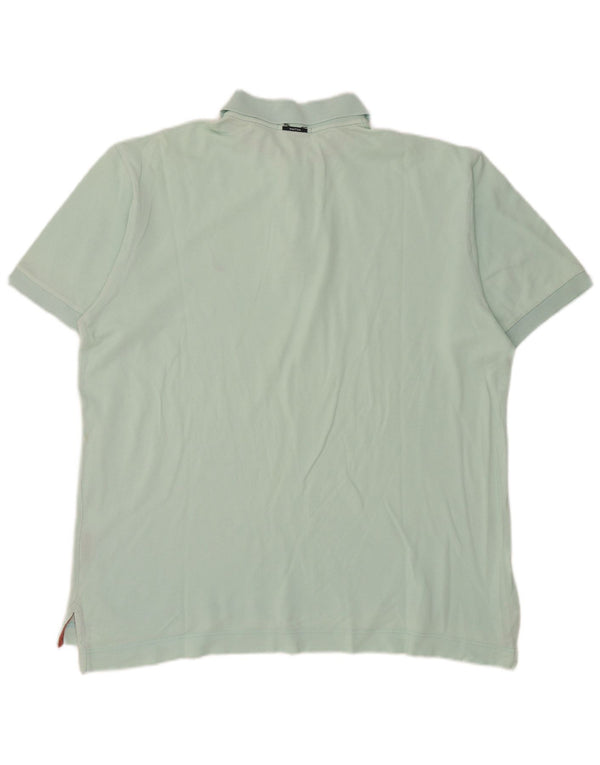 Nautica Mens Polo Shirt Medium Green Cotton
