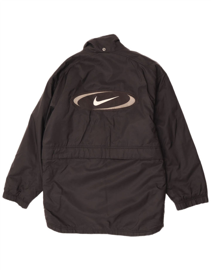 Nike Mens Graphic Windbreaker Coat UK 39/41 Medium Black