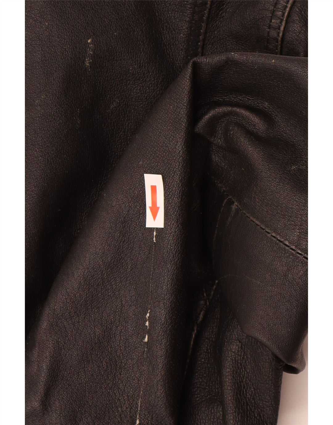 Vintage Womens Leather Jacket UK 10 Small Black Leather