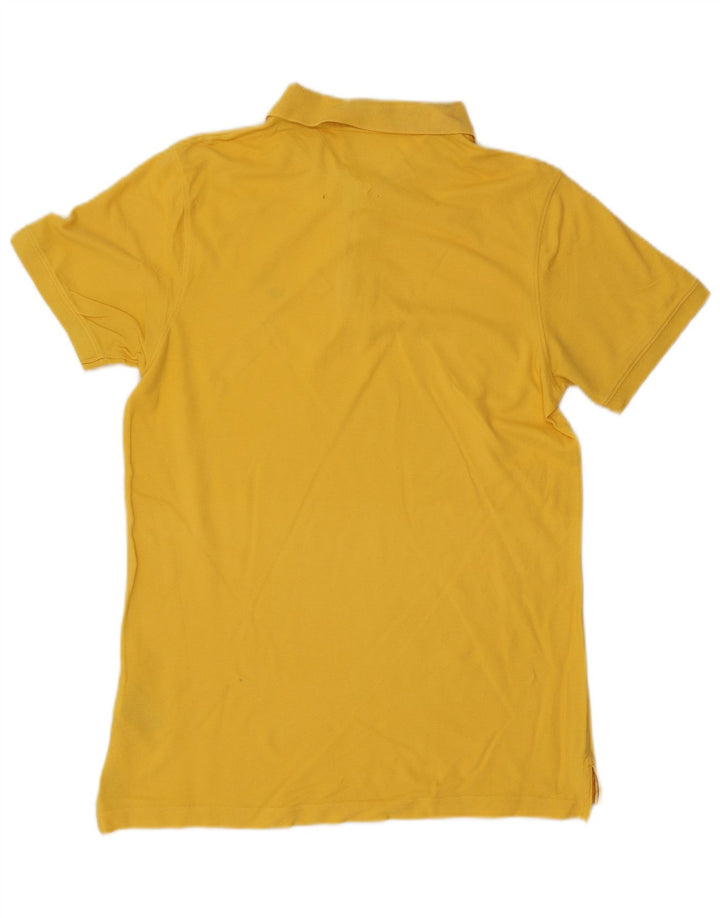 Tommy Hilfiger Mens Polo Shirt Large Yellow Cotton