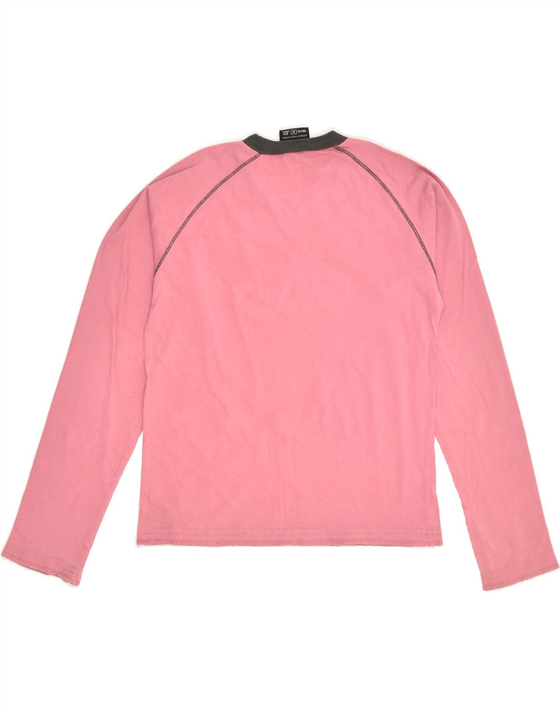 CHAMPION Girls Graphic Top Long Sleeve 9-10 Years Medium Pink Cotton | Vintage Champion | Thrift | Second-Hand Champion | Used Clothing | Messina Hembry 