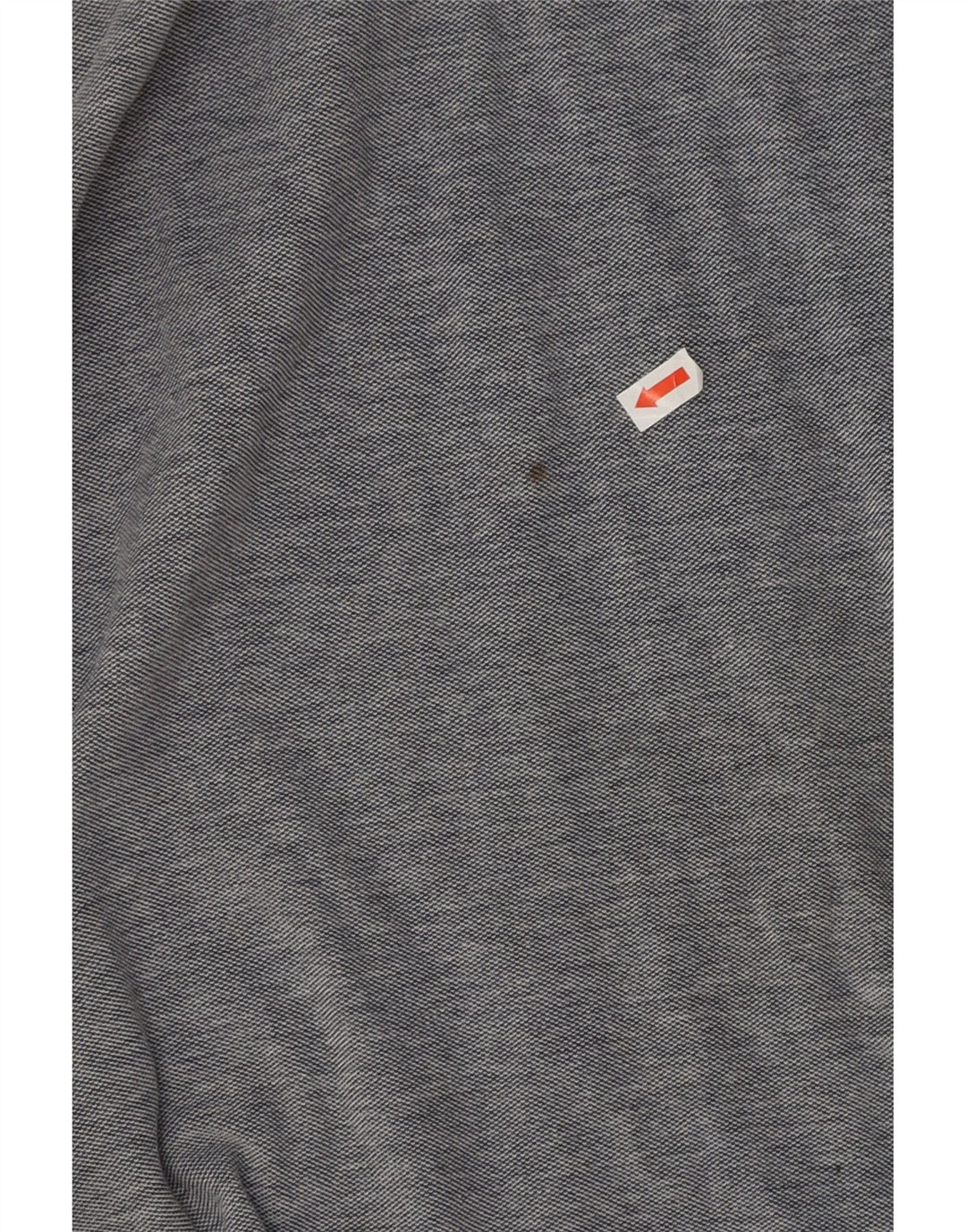 Jack & Jones Mens Polo Shirt Large Grey Flecked Cotton