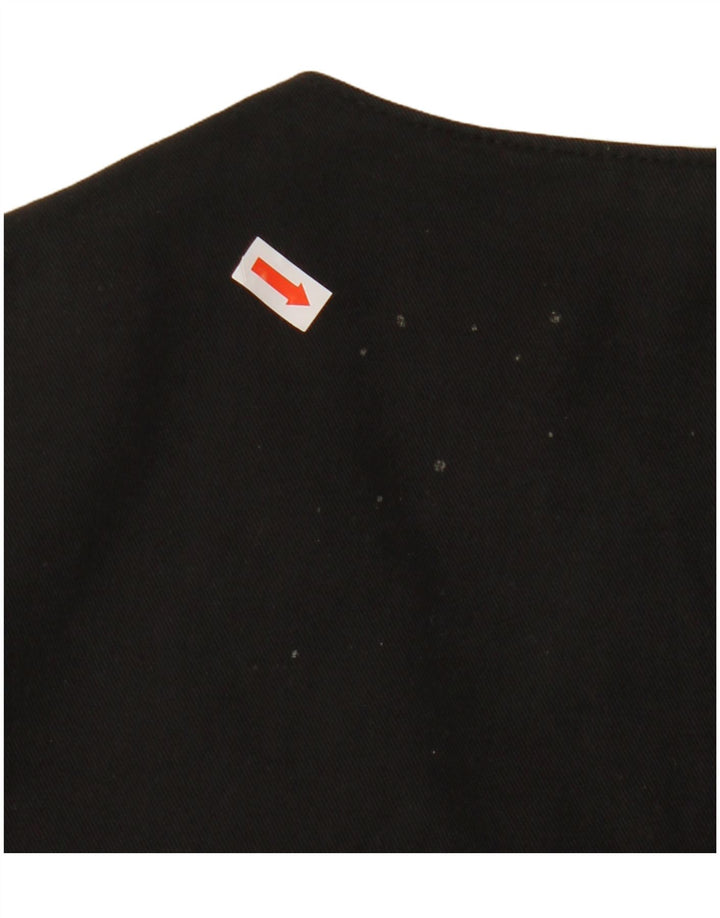 Hidepark Mens Leather Waistcoat 2XL Black Leather