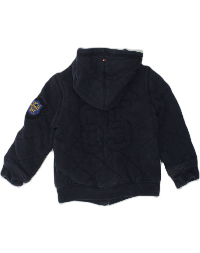 TOMMY HILFIGER Baby Boys Hooded Quilted Jacket 18-24 Months Navy Blue | Vintage Tommy Hilfiger | Thrift | Second-Hand Tommy Hilfiger | Used Clothing | Messina Hembry 