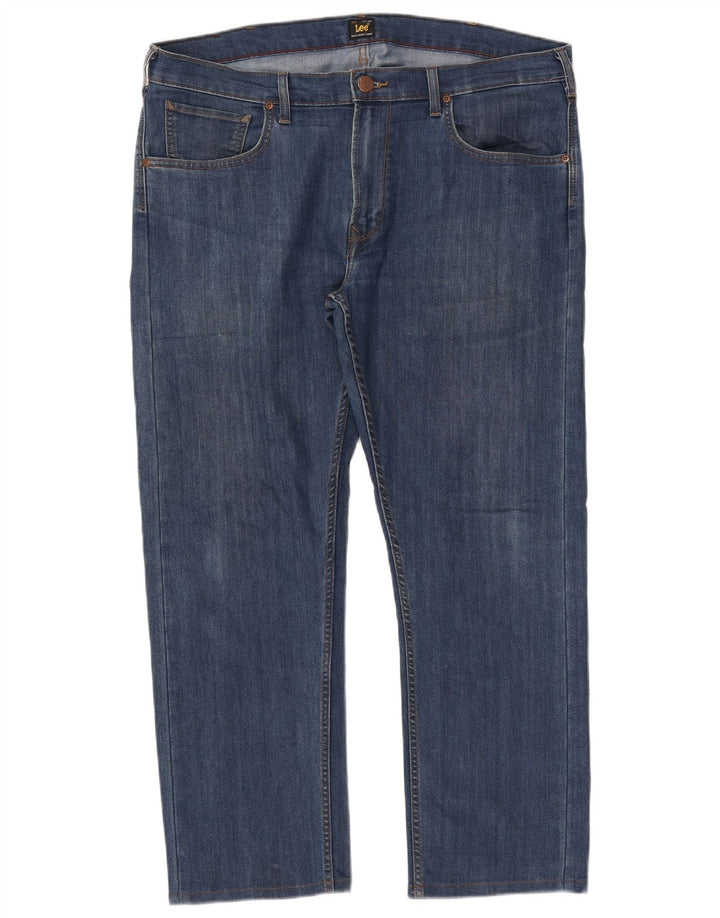 Lee Mens Daren Straight Jeans W38 L28 Blue Cotton