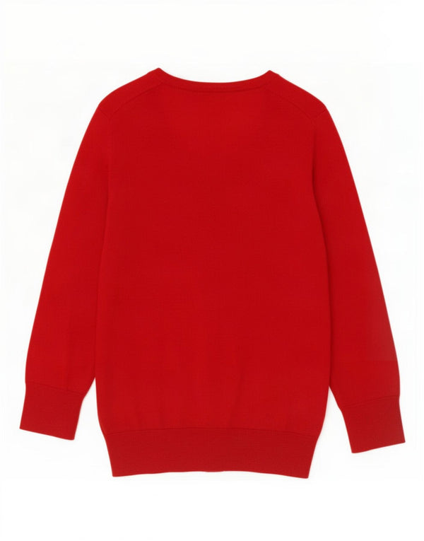 Gap Womens 3/4 Sleeve Cardigan Sweater UK 10 Small Red