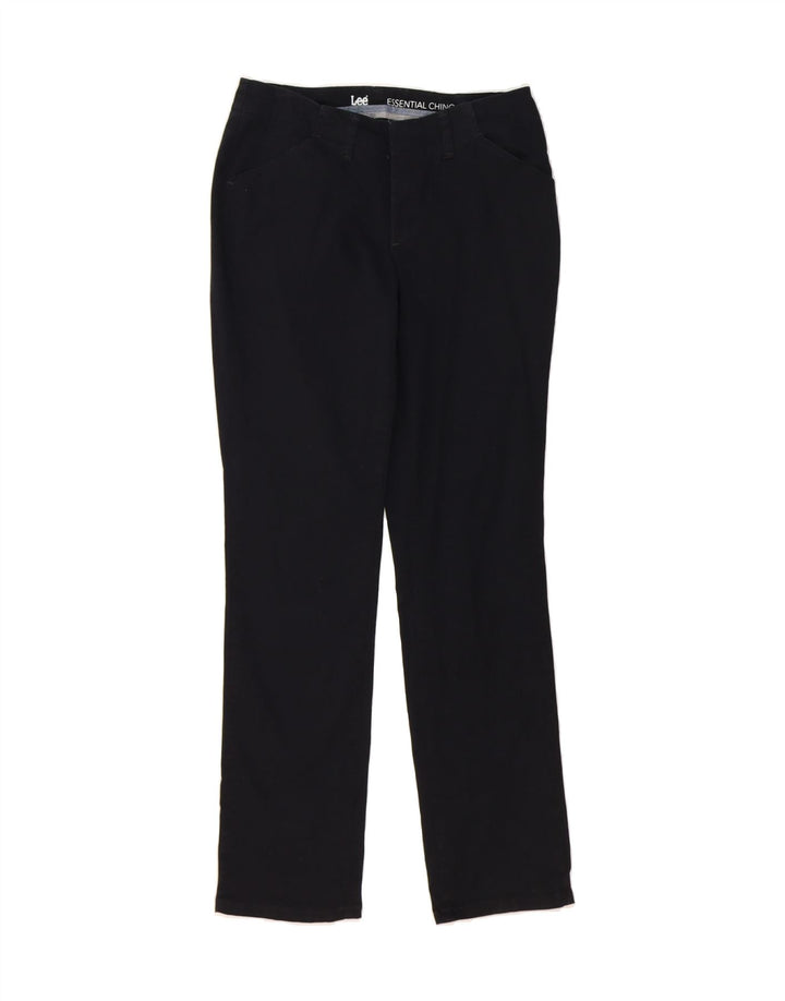 LEE Womens Slim Casual Trousers W31 L30 Black Cotton Vintage Lee and Second-Hand Lee from Messina Hembry 