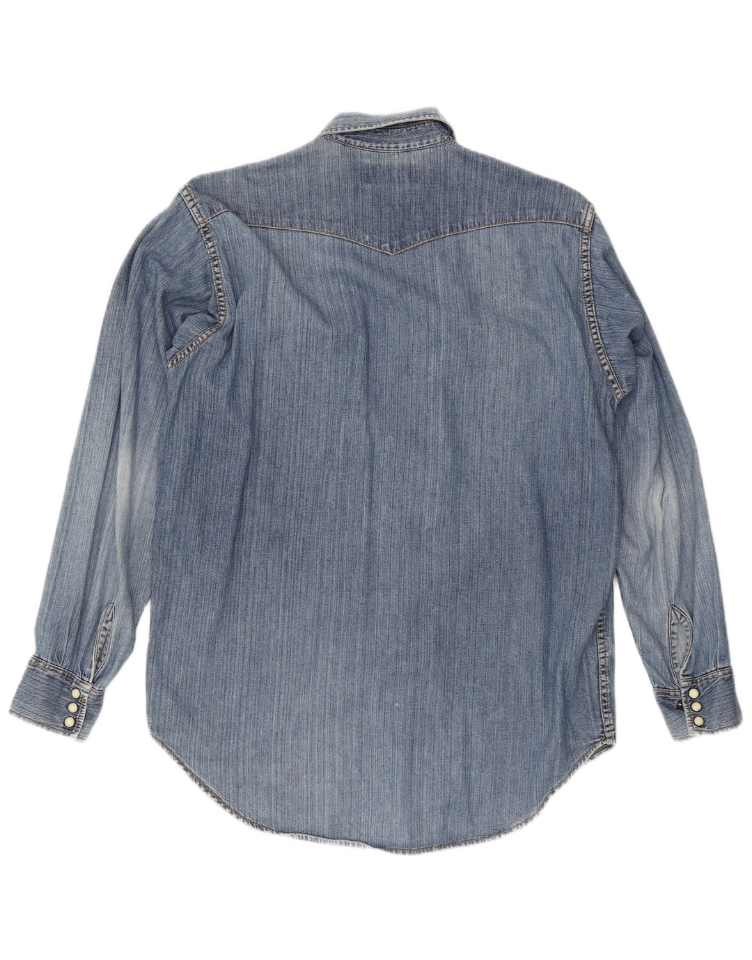 Lee Mens Denim Shirt Medium Blue Nylon