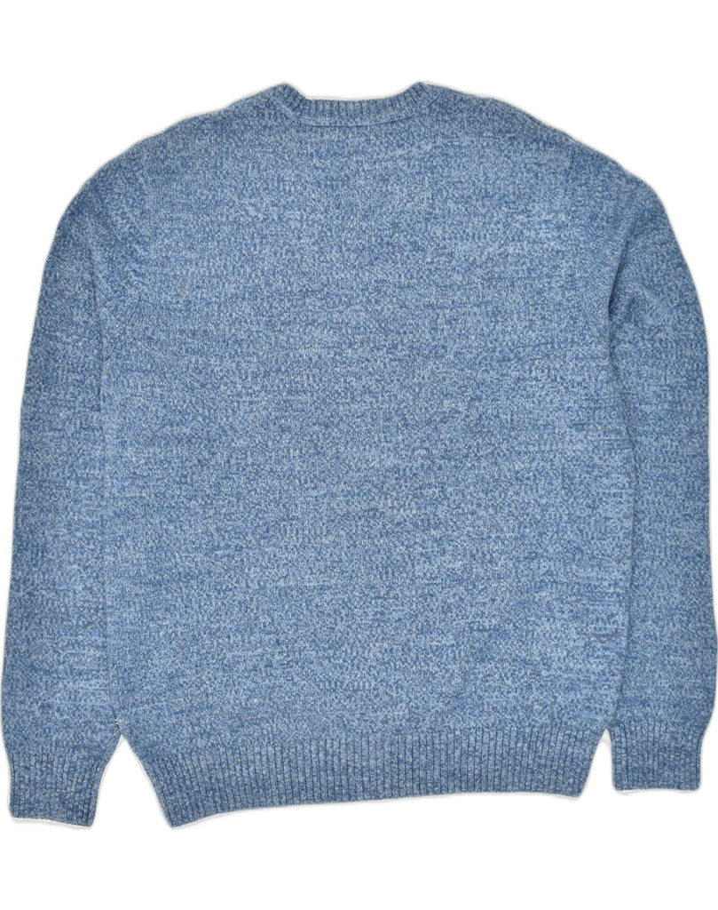 NAUTICA Mens V-Neck Jumper Sweater XL Blue Cotton | Vintage Nautica | Thrift | Second-Hand Nautica | Used Clothing | Messina Hembry 