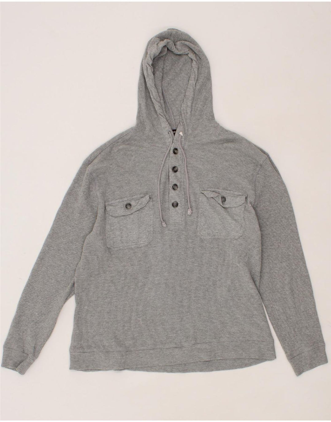 MICHAEL KORS Womens Hooded Jumper Sweater UK 18 XL Grey Cotton Vintage Michael Kors and Second-Hand Michael Kors from Messina Hembry 